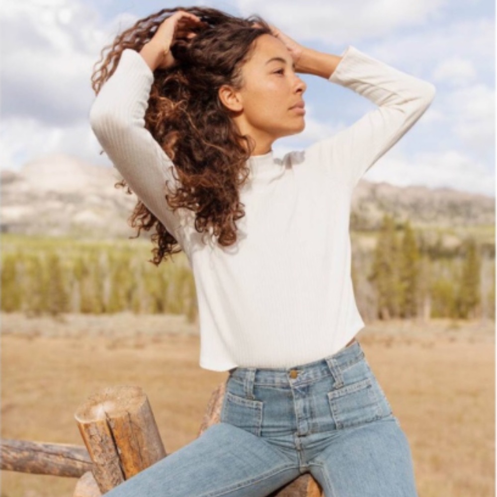 Christy Dawn Libby Top in Alabaster